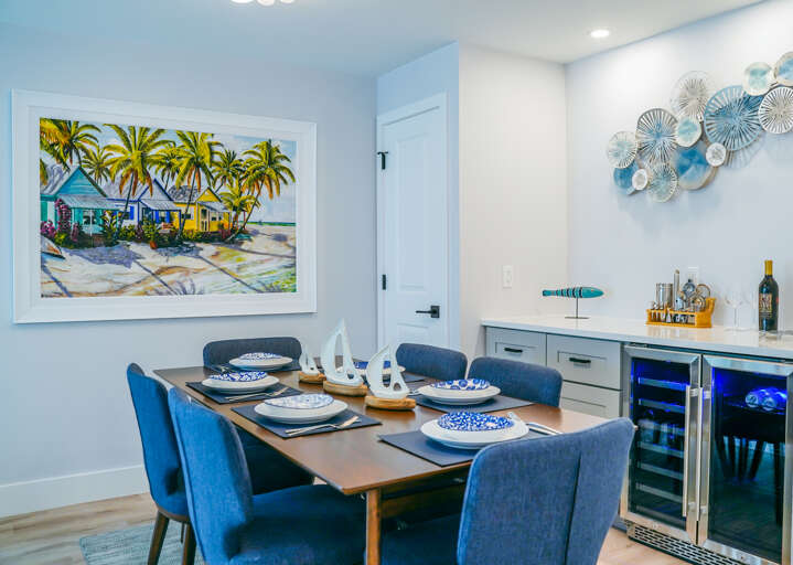 Dining table for six guests