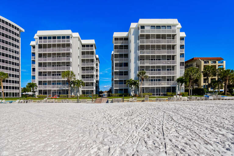 Condo with direct beach access