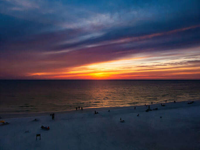 Stunning beach view from the condo
