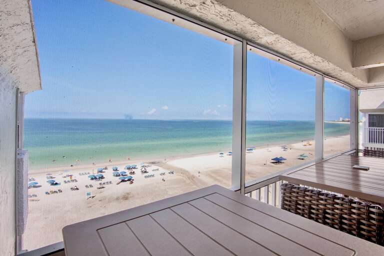 Screened In Balcony with Ocean View
