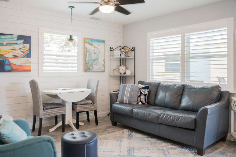 Cozy living room with plush seating