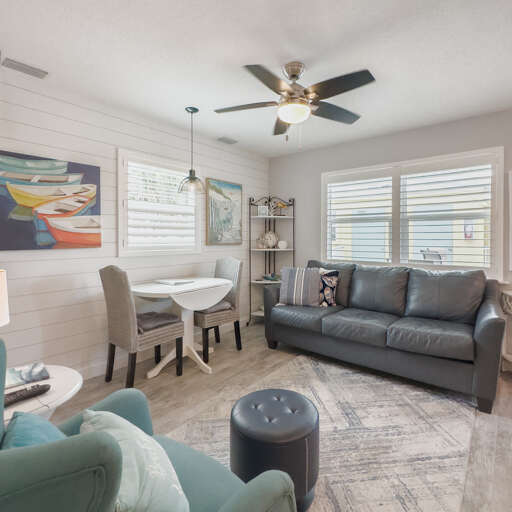 Open living room