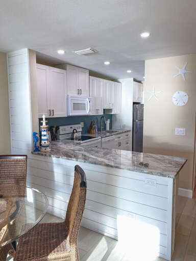 Fully equipped modern kitchen