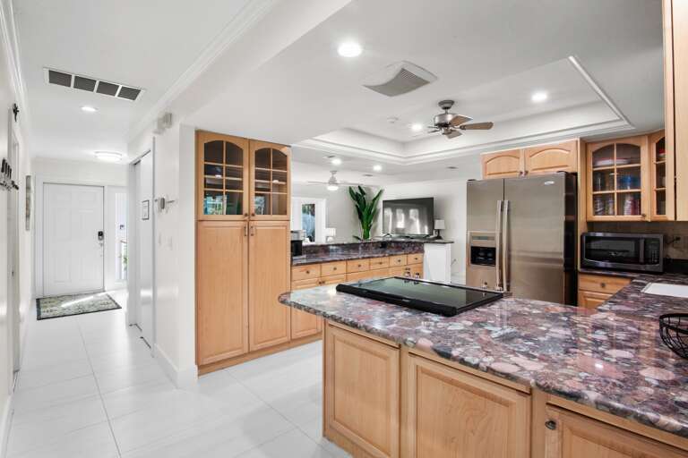 Spacious kitchen