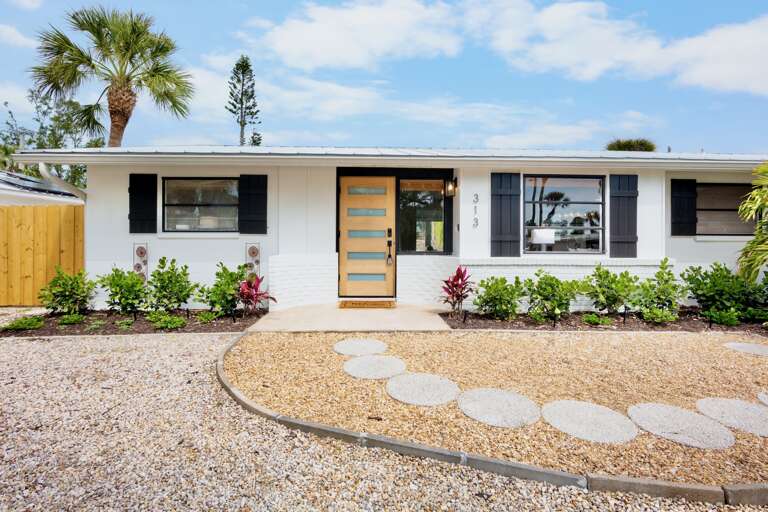 Welcoming house exterior