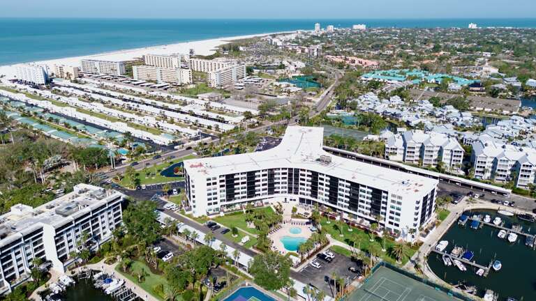Aerial View - Harbor Towers 420 by Tropical Sands Accommodations