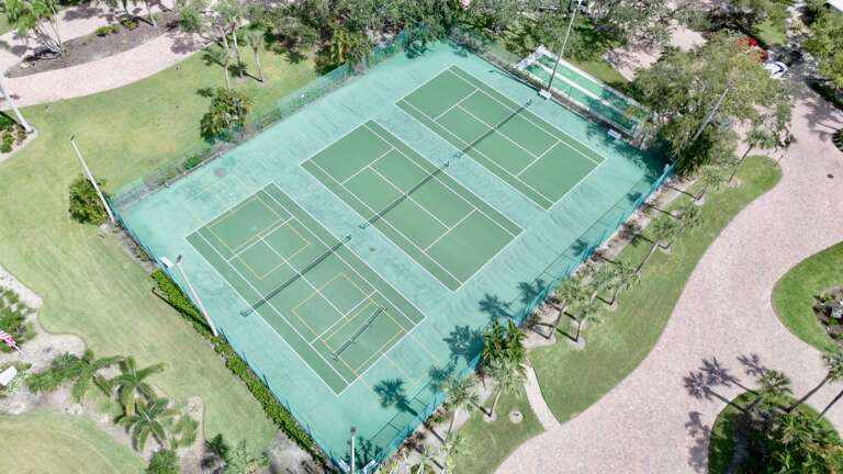 Shared Tennis and Pickleball Courts