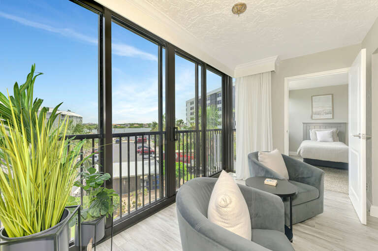 Seating with Backdrop views