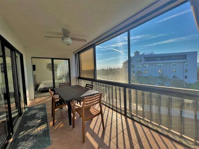 Private Screened-in Balcony