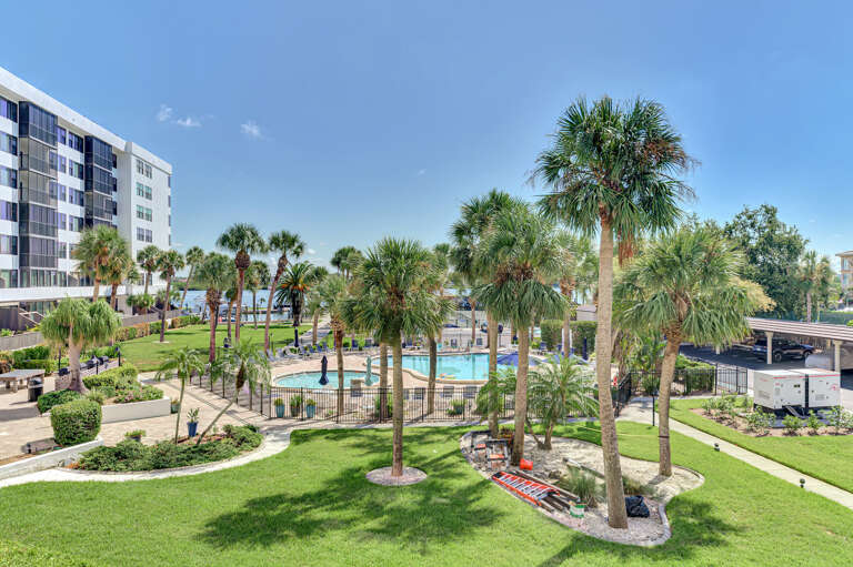 Outdoor, Tropical Pool Views