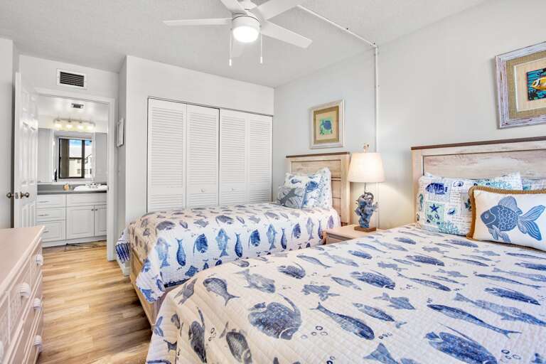 Second Bedroom, Double bed and Full beds
