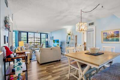 Open Concept Living and Dining Area
