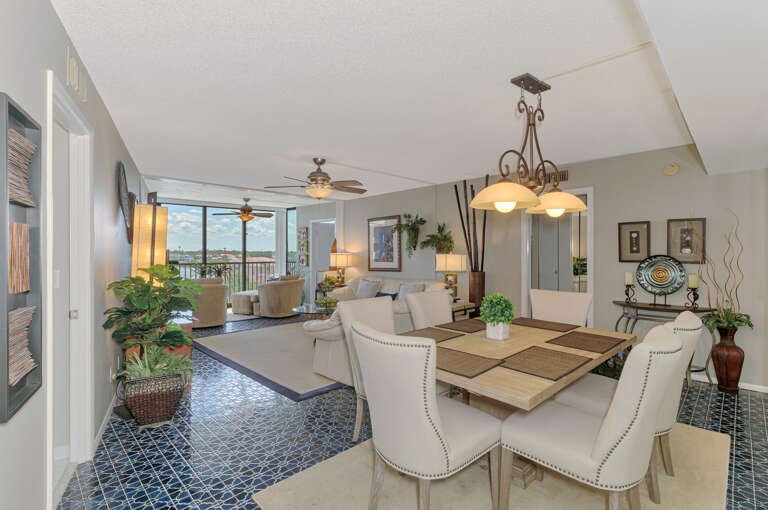 Open concept living space