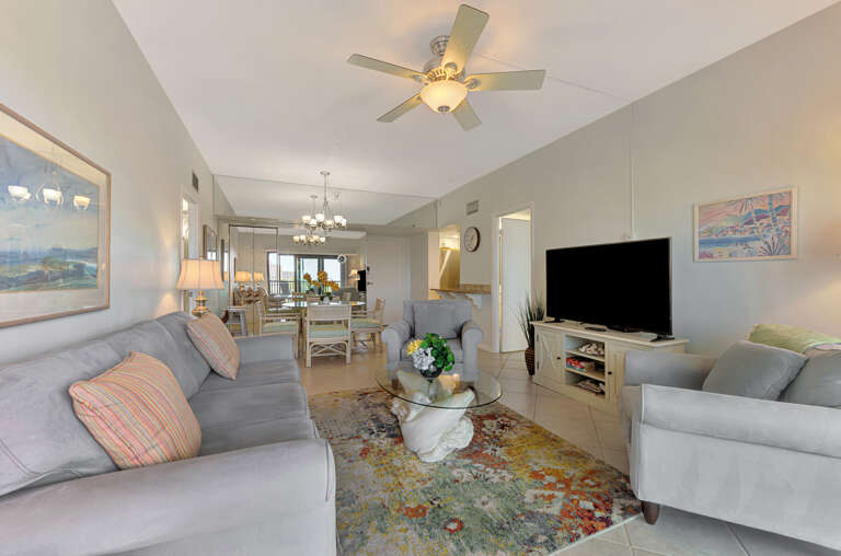 Open-concept living area