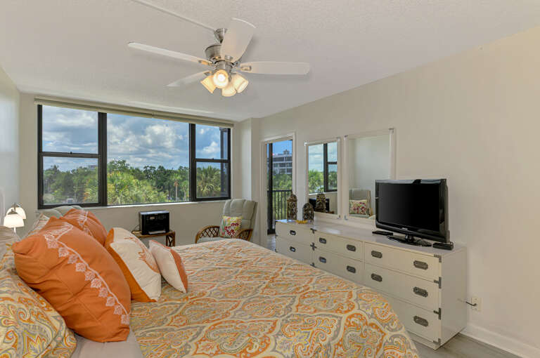 Primary Bedroom, King with TV
