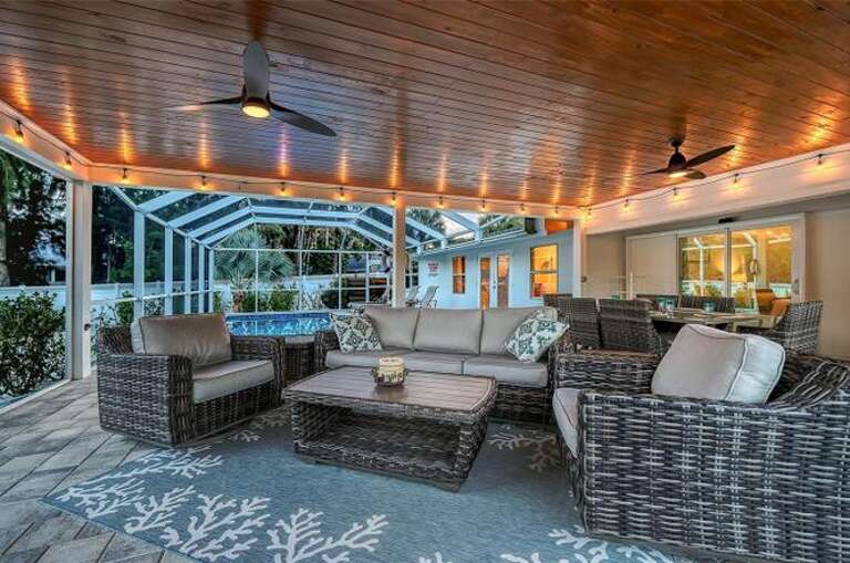 Private Pool and Outdoor Lounge Area