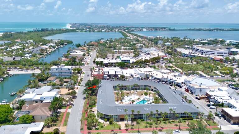 Aerial View - Lido Beach Oasis by Tropical Sands Accommodations