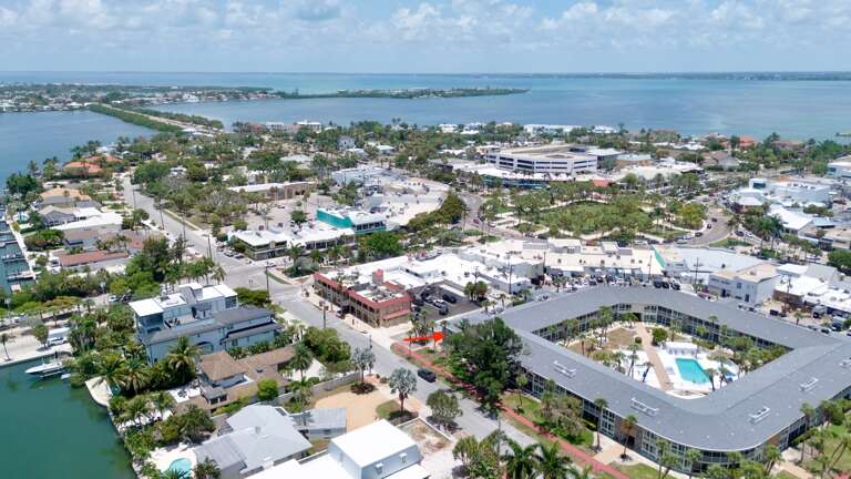 Aerial View - Lido Beach Oasis by Tropical Sands Accommodations
