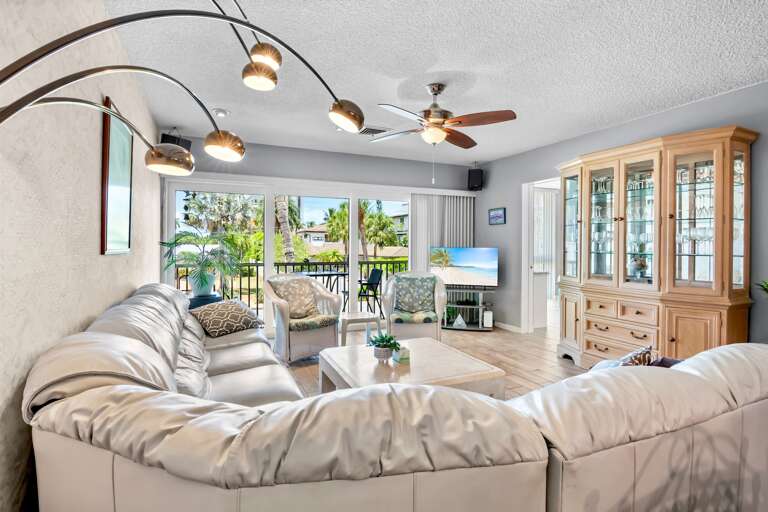 Living Room with Plush Seating and TV