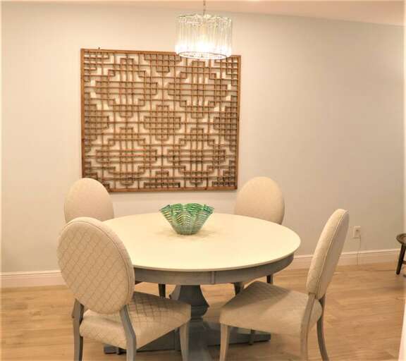 Indoor dining area