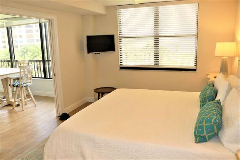 Primary Bedroom, King bed and TV