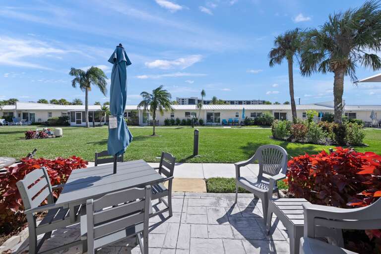 Step onto your private patio where tropical breezes sway palm trees as you dine al fresco surrounded by lush gardens.