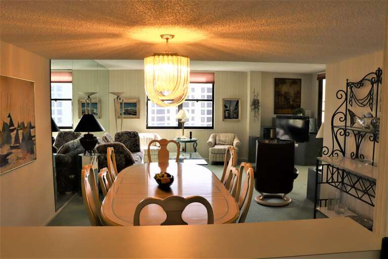 Kitchen View of Living Space