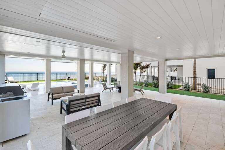 Poolside Lounge Area
