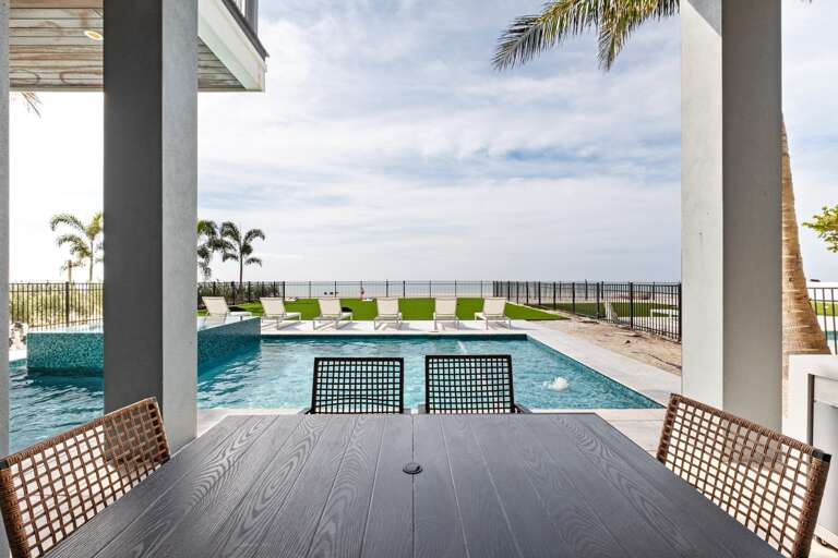 Poolside Lounge Area