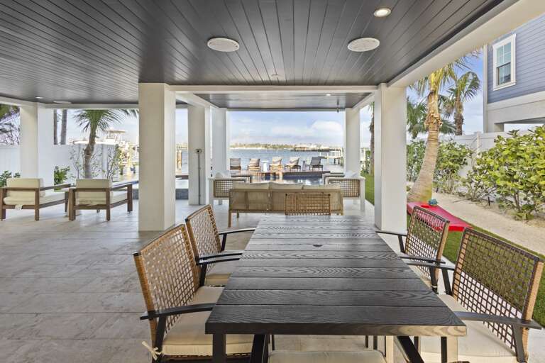 Poolside Lounge Area