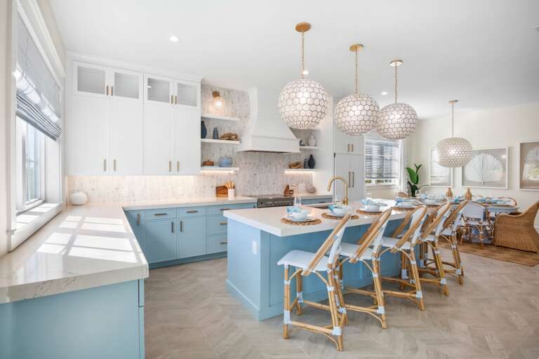 Bright kitchen with cooking essentials