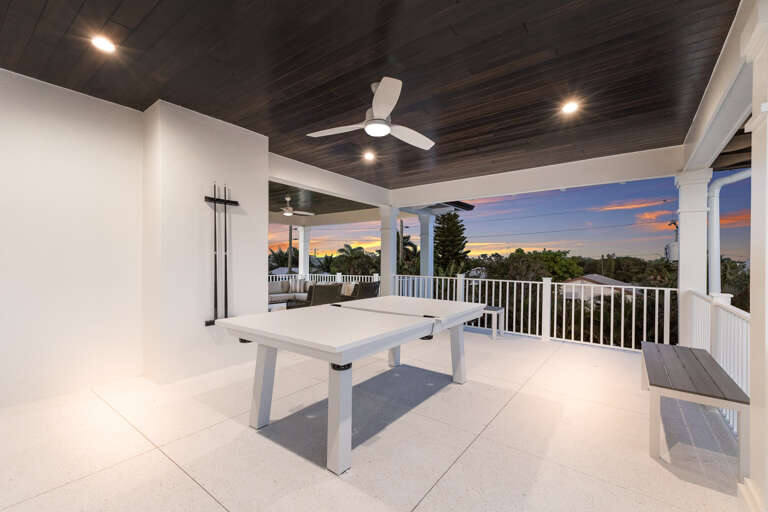 Balcony - Pool Table