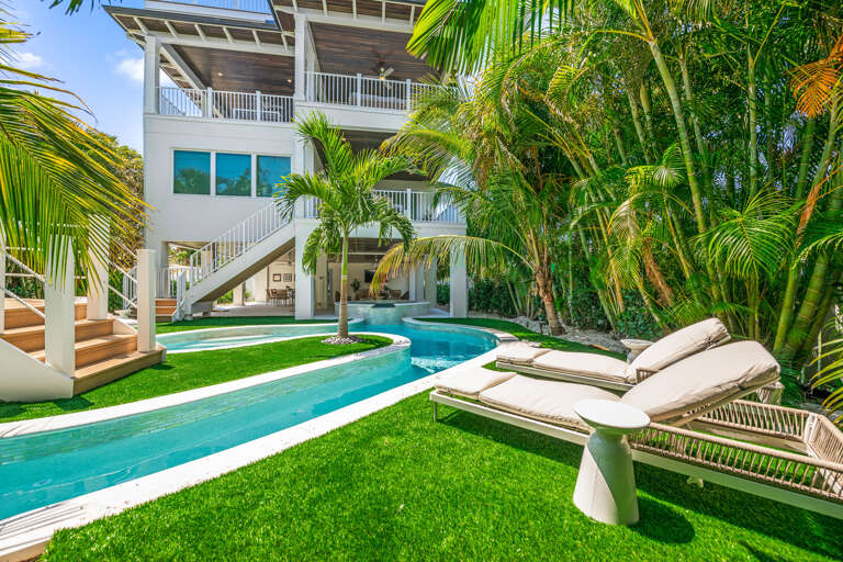 Lazy River Style Pool and Spa