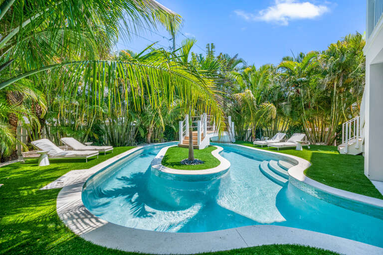 Lazy River Style Pool and Spa