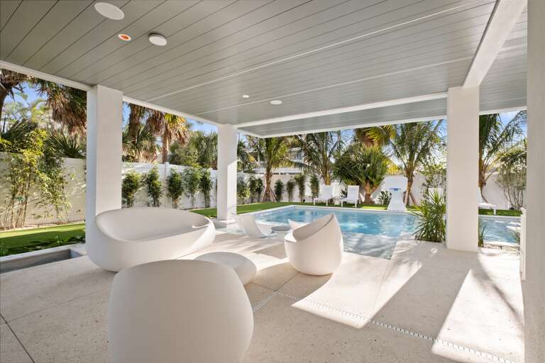 Poolside Lounge Area