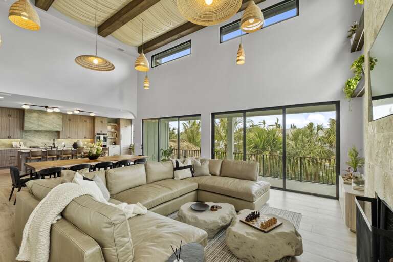 Indoor lounge area