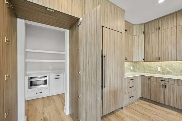 Kitchen with storage