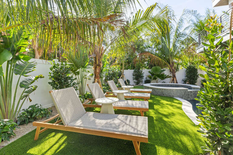 Private Pool with Loungers