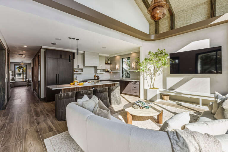 Stylish indoor living space