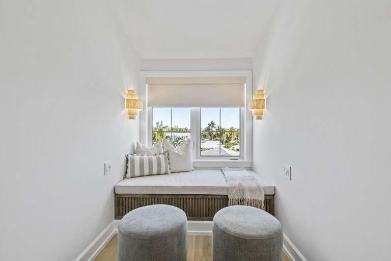 Second Bedroom, Window nook with soft cushions