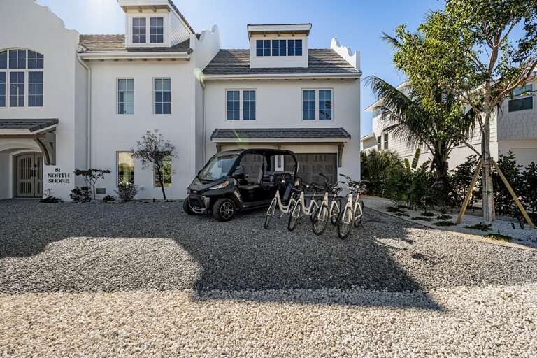 Exclusive Amenities: Golf Cart, Beach Bikes and Beach Chairs
