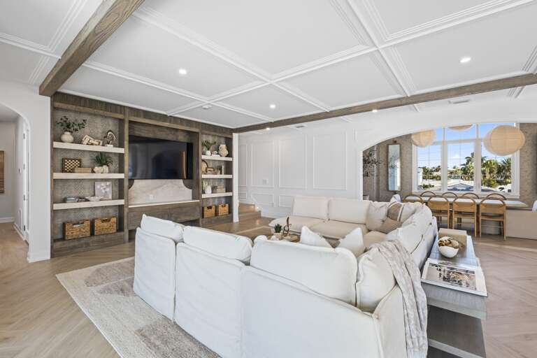Living area with plush seating