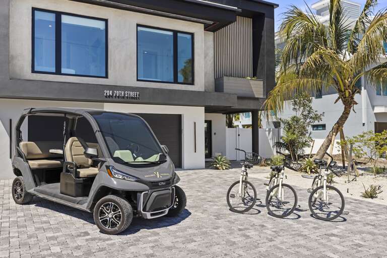 Golf Cart and Beach Bikes Included