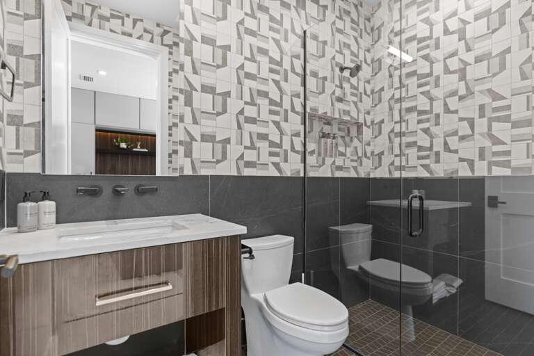 Third bathroom with walk-in shower