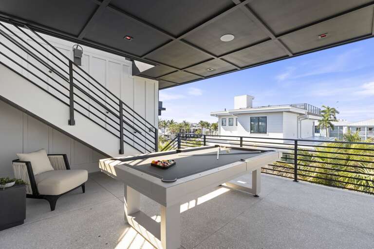 Outdoor Pool Table