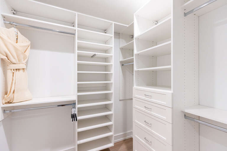 Primary Bedroom with walk-in shower