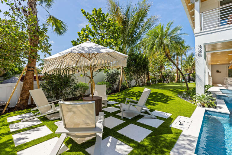 Poolside Dining Area