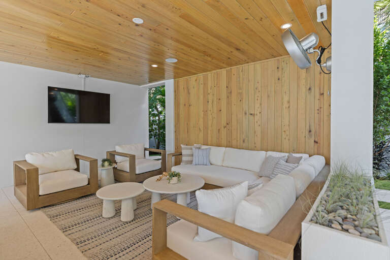 Covered Outdoor Seating Area