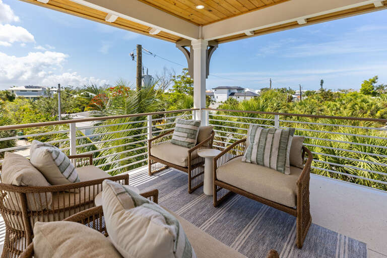 Outdoor Balcony Seating Area
