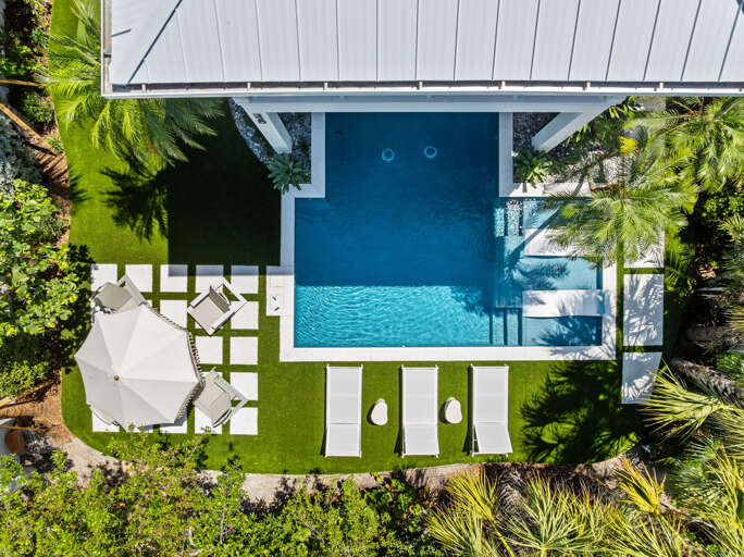 Private Pool with Outdoor Lounge Area